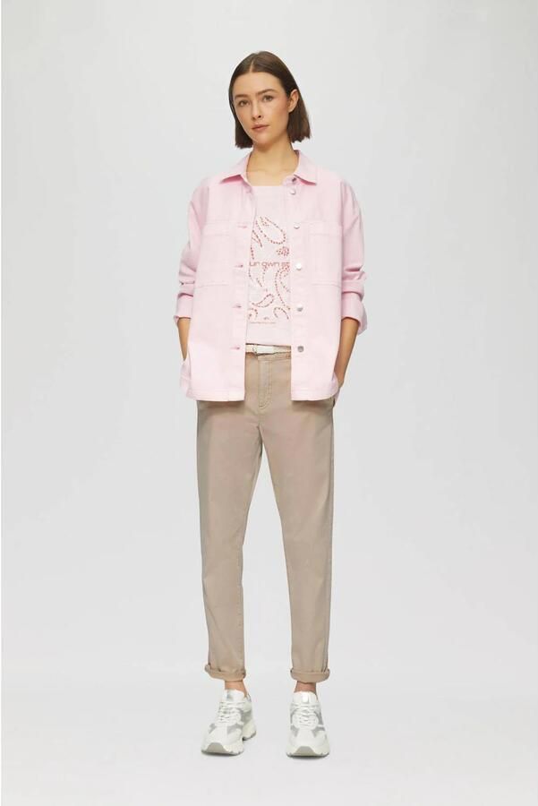 S.Oliver RED LABEL Regular fit chino van katoenmix - Foto 2