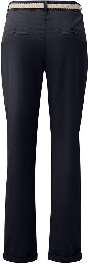 S.Oliver tapered regular waist casual broek marineblauw - Foto 3