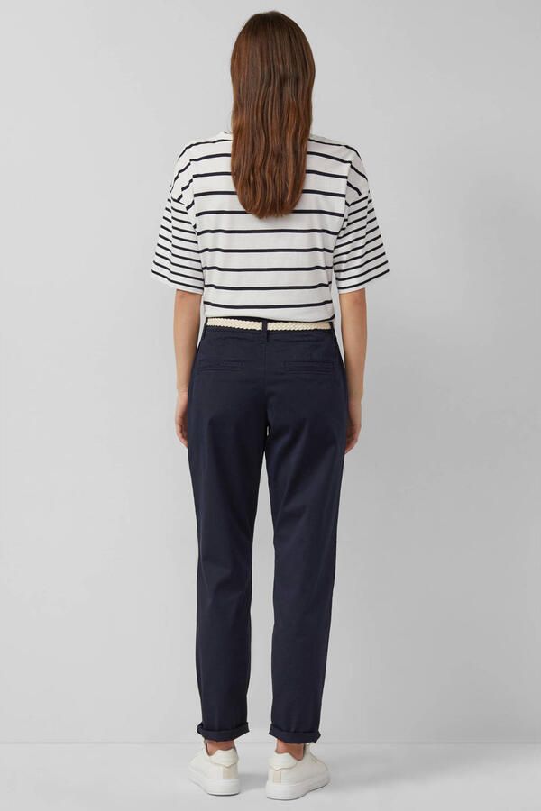 S.Oliver tapered regular waist casual broek marineblauw - Foto 2