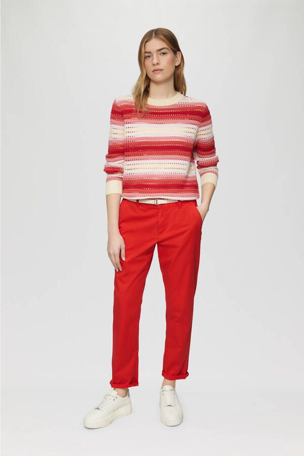 S.Oliver RED LABEL Regular fit chino van katoenmix - Foto 2