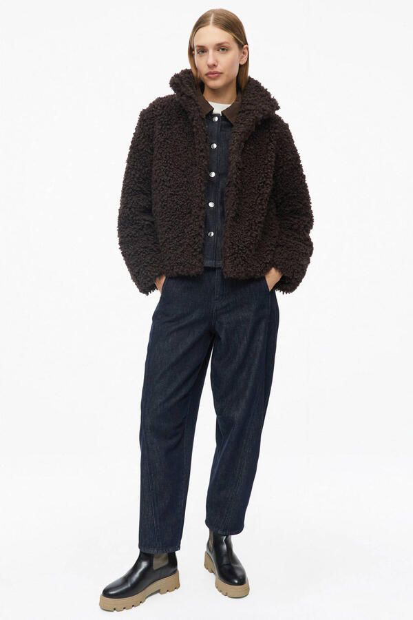 S.Oliver RED LABEL Regular fit teddyjack met opstaande kraag - Foto 2
