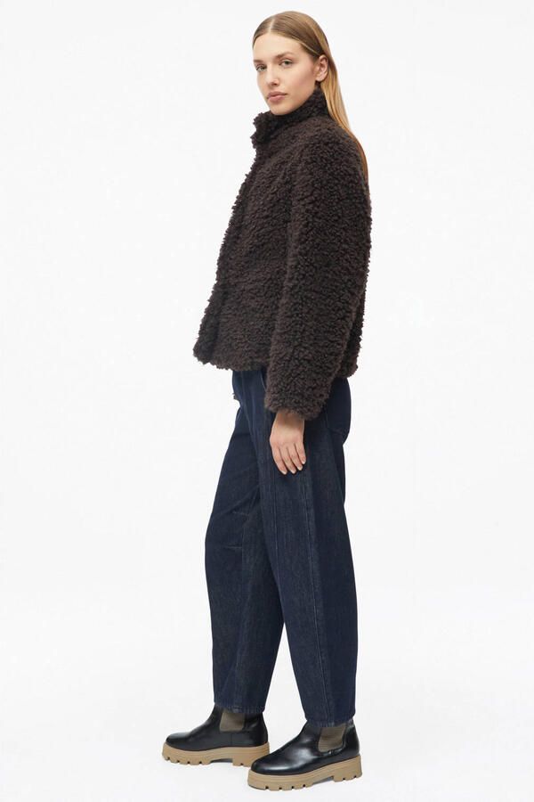 S.Oliver RED LABEL Regular fit teddyjack met opstaande kraag - Foto 3