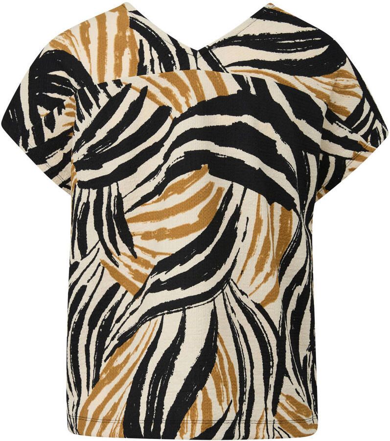 S.Oliver top beige zwart - Foto 2