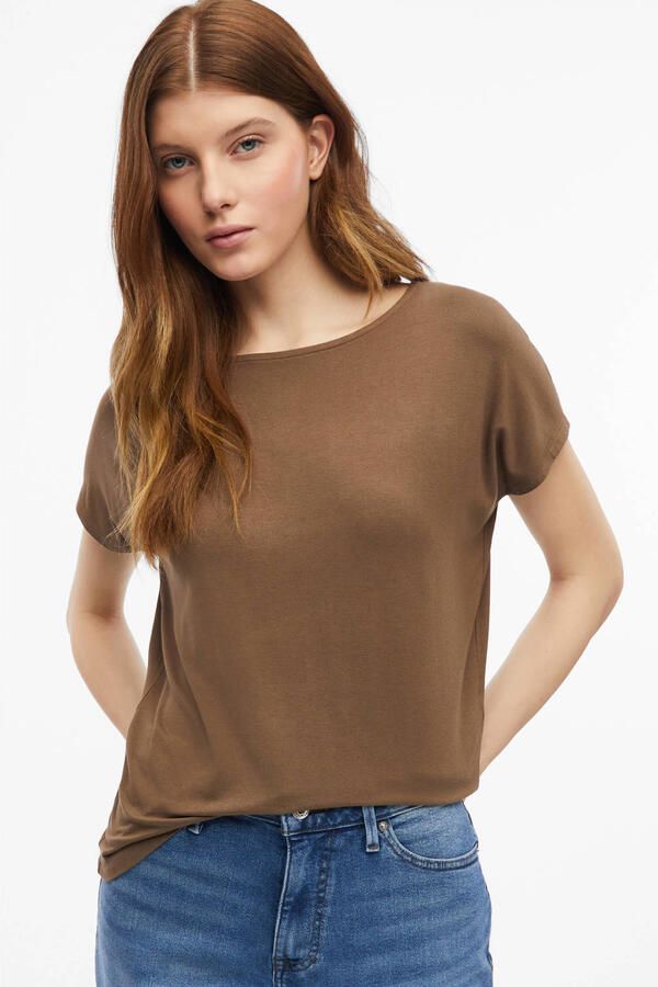 S.Oliver RED LABEL relaxed fit T-shirt van viscosemix