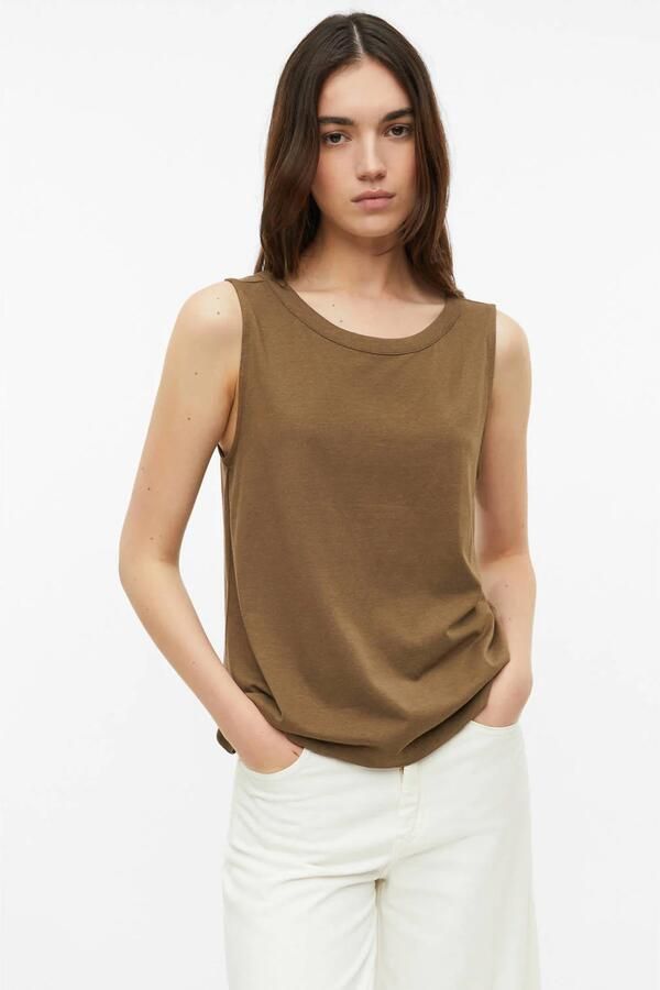 S.Oliver RED LABEL regular fit tanktop van katoenmix