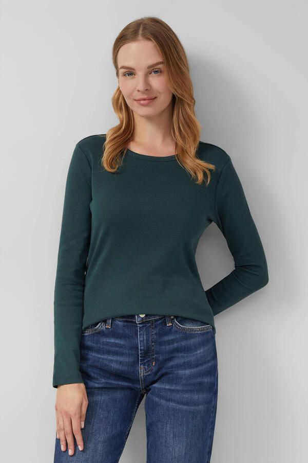 S.Oliver RED LABEL Slim fit shirt met lange mouwen van puur katoen - Foto 2