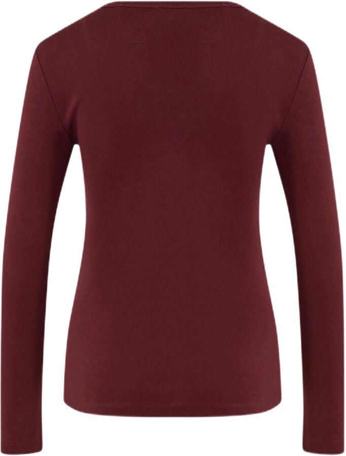 S.Oliver RED LABEL Slim fit shirt met lange mouwen van puur katoen