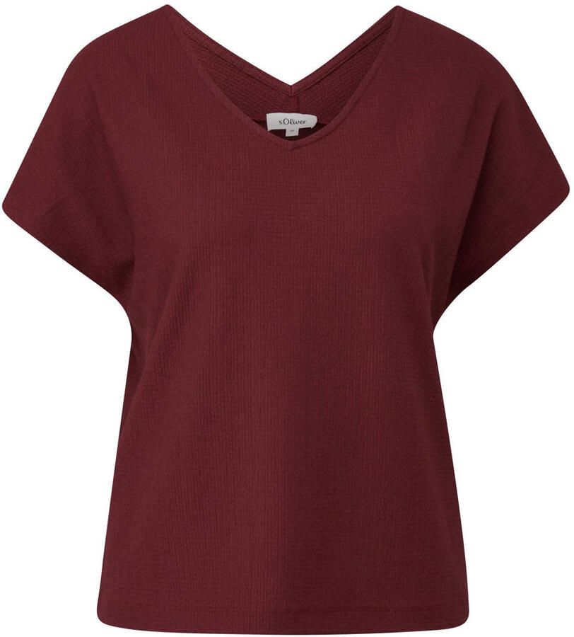 S.Oliver RED LABEL relaxed fit T-shirt met all-over motief - Foto 2