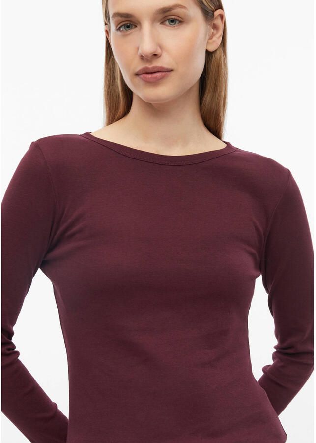 S.Oliver RED LABEL Slim fit shirt met lange mouwen van puur katoen - Foto 2