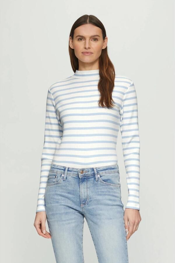 S.Oliver RED LABEL Regular fit shirt met lange mouwen van puur katoen met streepmotief - Foto 2