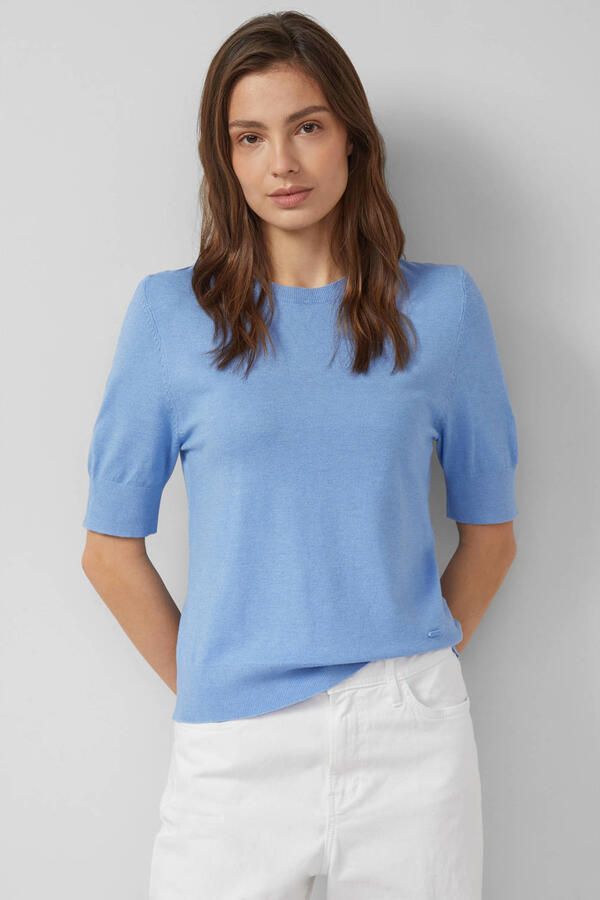 S.Oliver RED LABEL Slim fit T-shirt van viscosemix