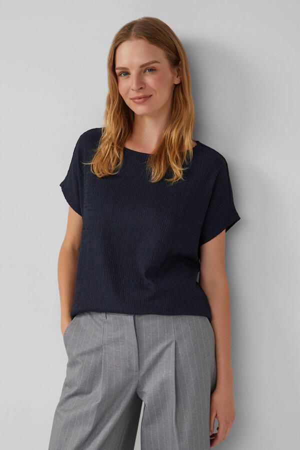 S.Oliver RED LABEL Relaxed fit T-shirt met stretch - Foto 2