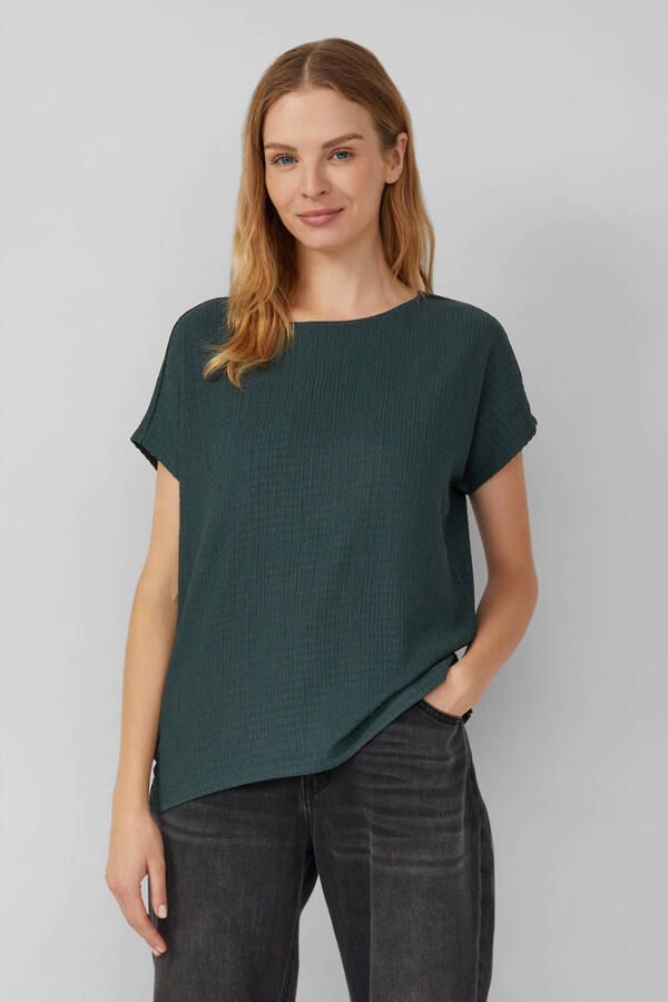 S.Oliver RED LABEL Relaxed fit T-shirt met stretch - Foto 2
