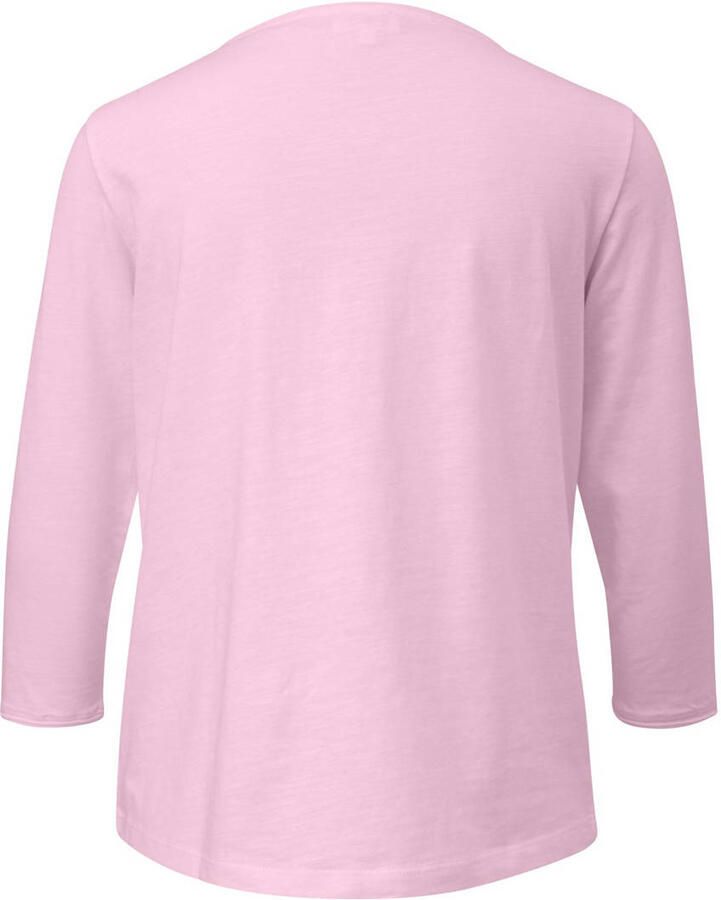 S.Oliver RED LABEL Regular fit shirt met 3 4-mouwen van puur katoen - Foto 2
