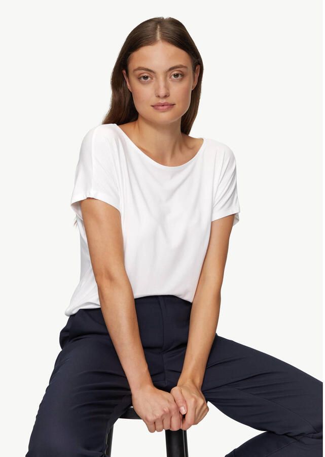 S.Oliver RED LABEL T-shirt van viscosemix met ronde hals