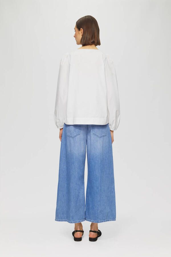 S.Oliver RED LABEL Regular fit blouse met lange mouwen van puur katoen