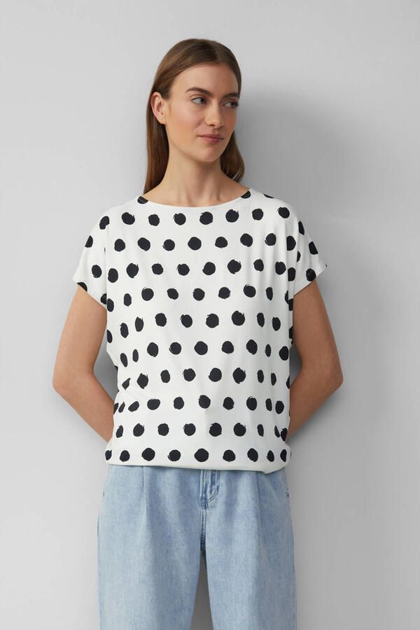 S.Oliver RED LABEL Relaxed fit T-shirt van viscosemix