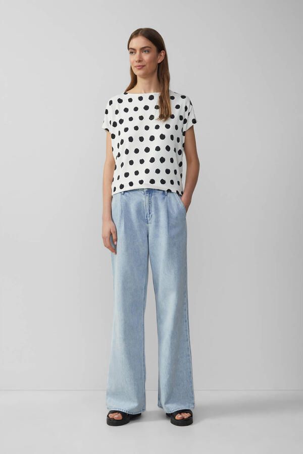 S.Oliver RED LABEL Relaxed fit T-shirt van viscosemix - Foto 2