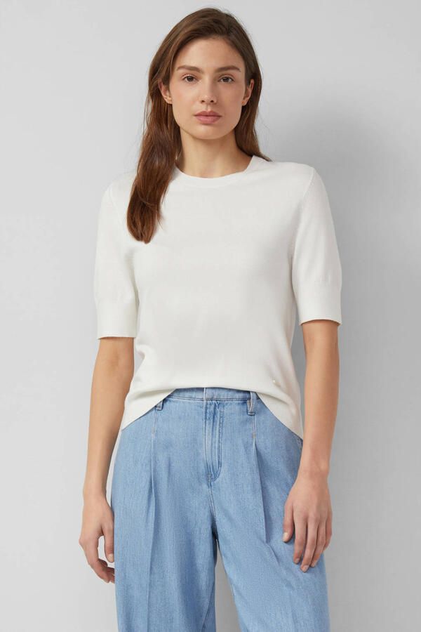 S.Oliver RED LABEL Slim fit T-shirt van viscosemix