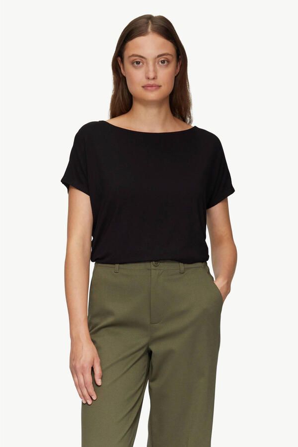 S.Oliver RED LABEL T-shirt van viscosemix met ronde hals - Foto 2