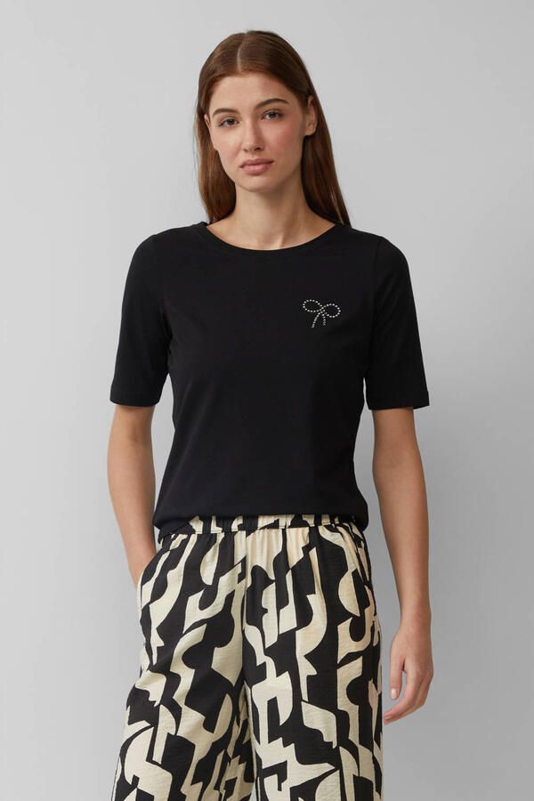 S.Oliver RED LABEL Slim fit T-shirt van katoenmix - Foto 2