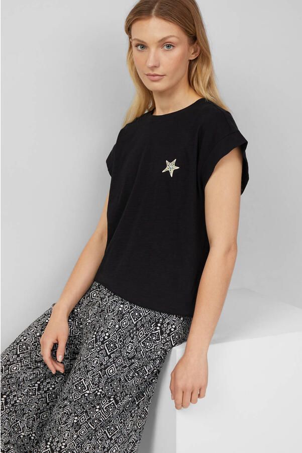 S.Oliver RED LABEL Regular fit T-shirt van puur katoen