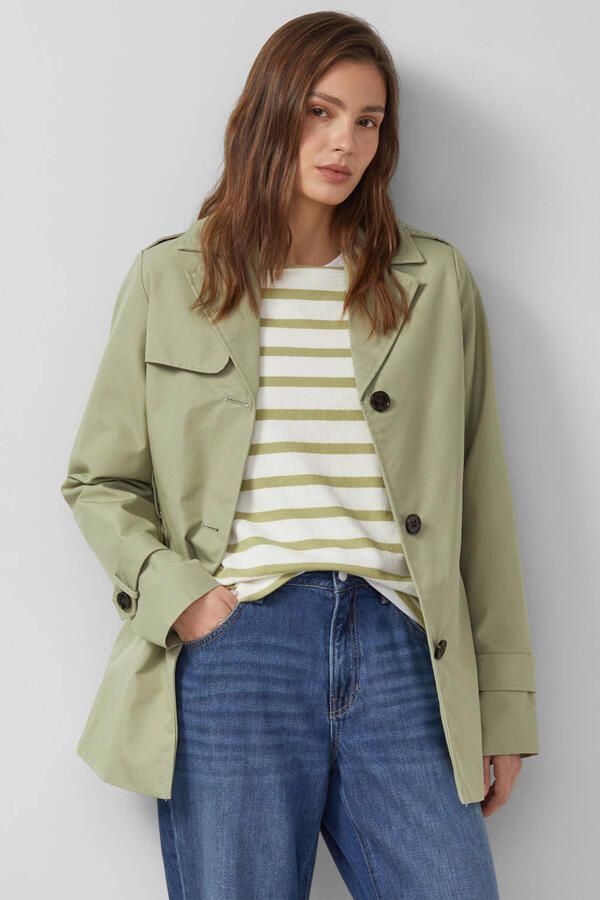 S.Oliver trenchcoat groen - Foto 3