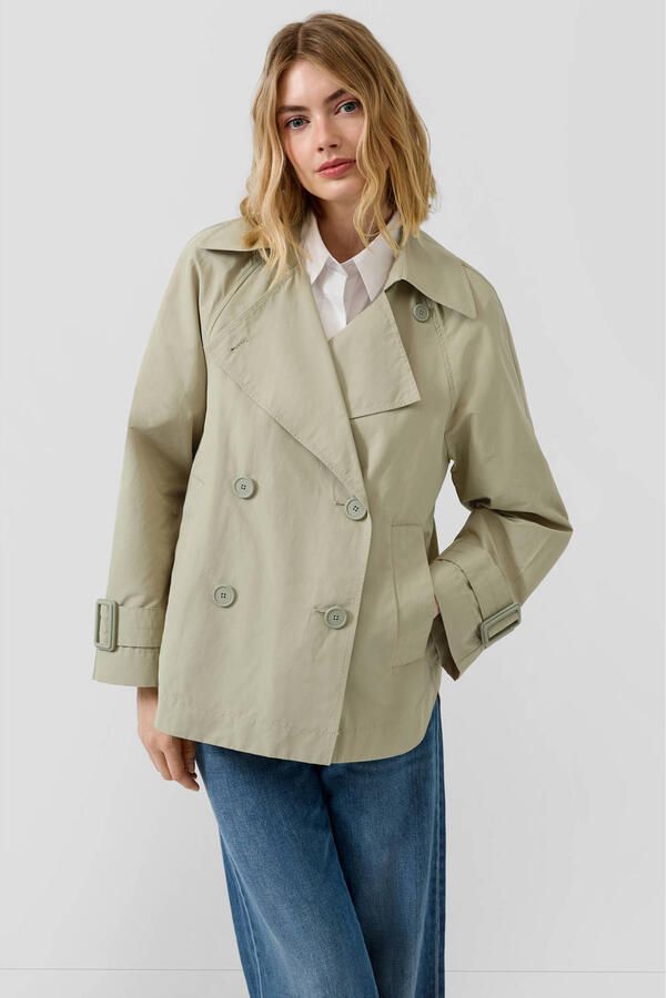 S.Oliver trenchcoat groen