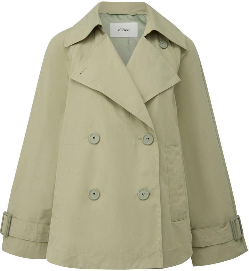 S.Oliver trenchcoat groen - Foto 2