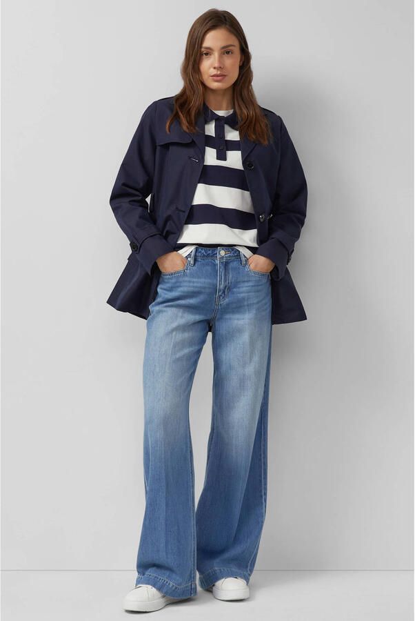 S.Oliver trenchcoat marineblauw - Foto 3