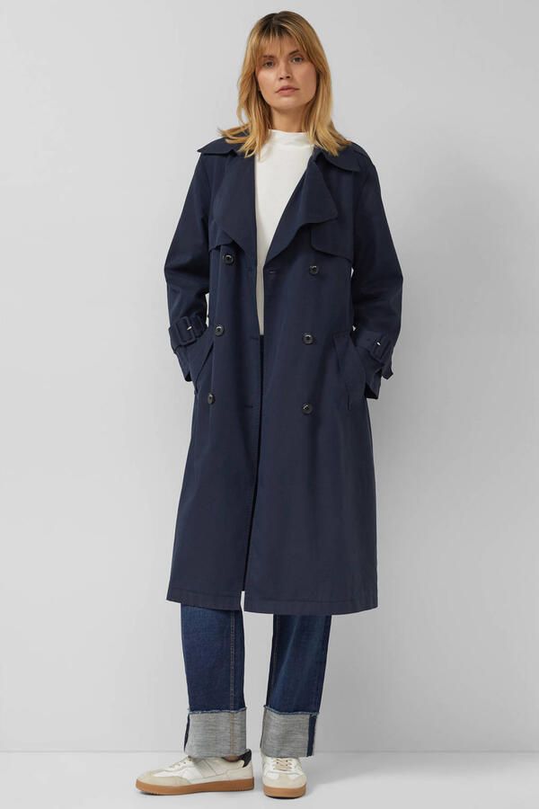 S.Oliver trenchcoat marineblauw - Foto 2