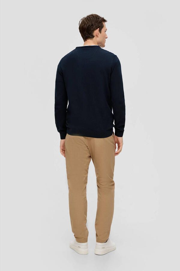 S.Oliver RED LABEL Gebreide pullover met labelstitching