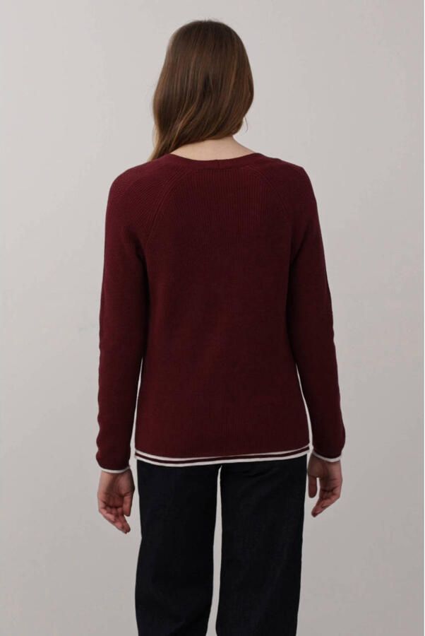 S.Oliver RED LABEL Regular fit gebreide pullover van katoenmix