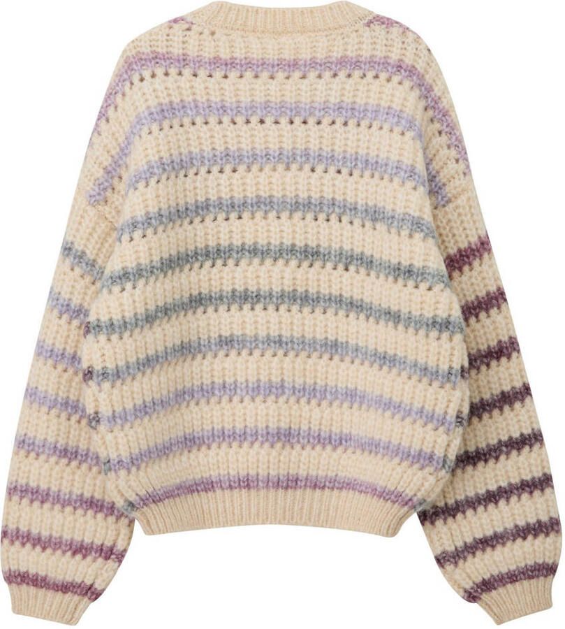 S.Oliver RED LABEL Loose fit gebreide pullover met all-over motief