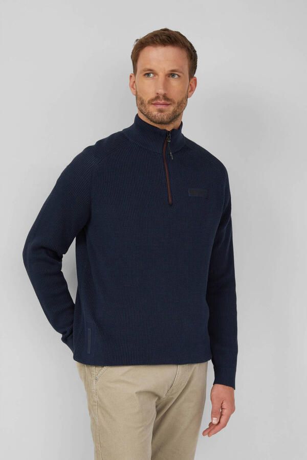 S.Oliver Schipperstrui in tricot-look - Foto 3