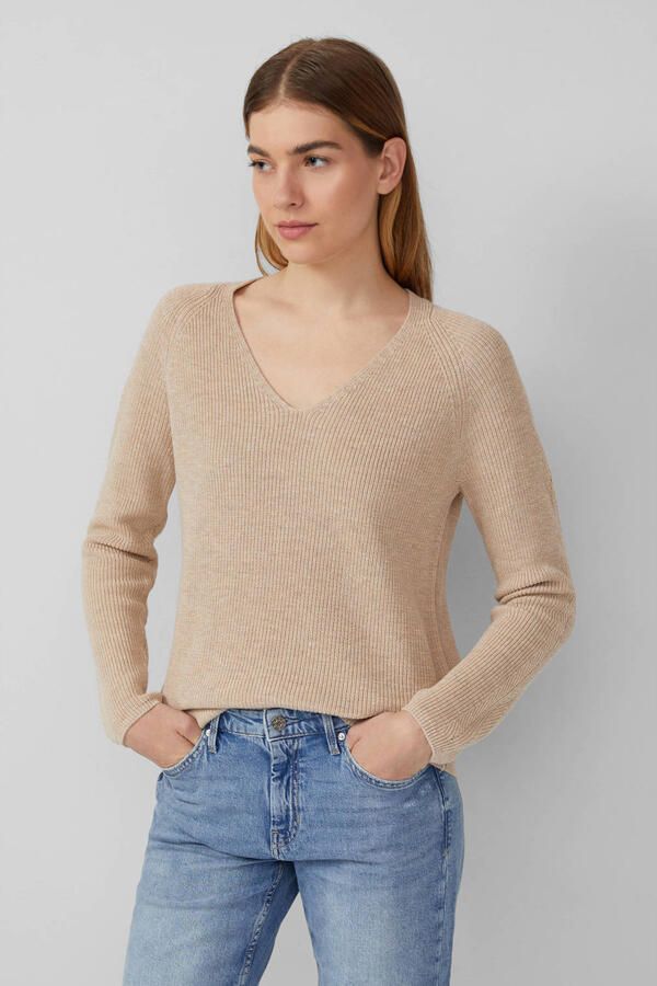 S.Oliver RED LABEL Regular fit gebreide pullover van katoenmix - Foto 3