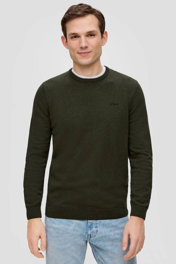 S.Oliver RED LABEL Gebreide pullover met labelstitching