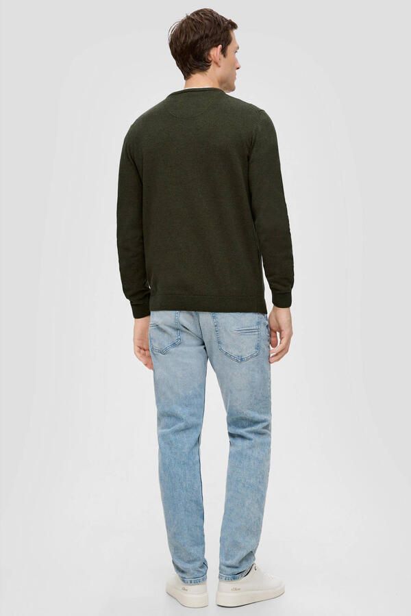 S.Oliver RED LABEL Gebreide pullover met labelstitching - Foto 2