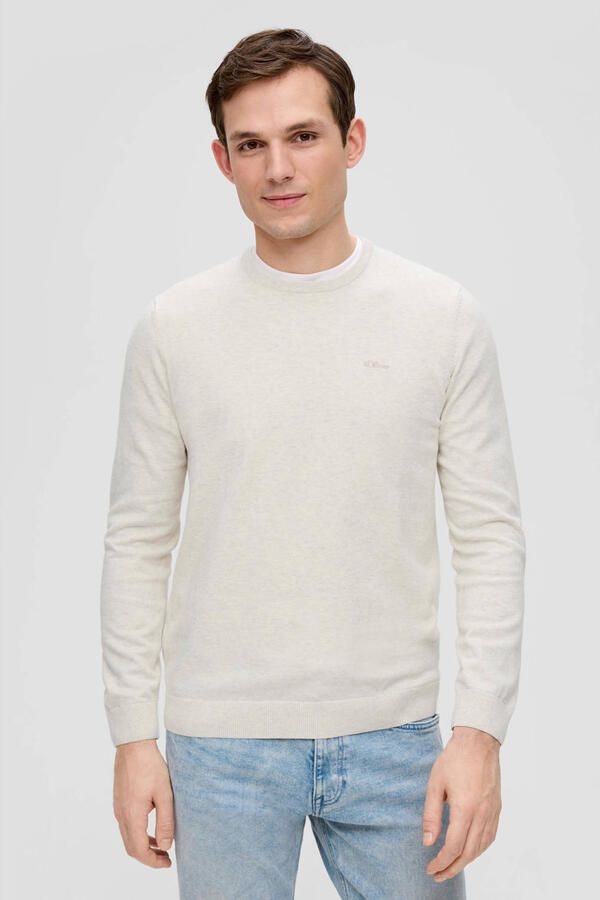 S.Oliver RED LABEL Gebreide pullover met labelstitching