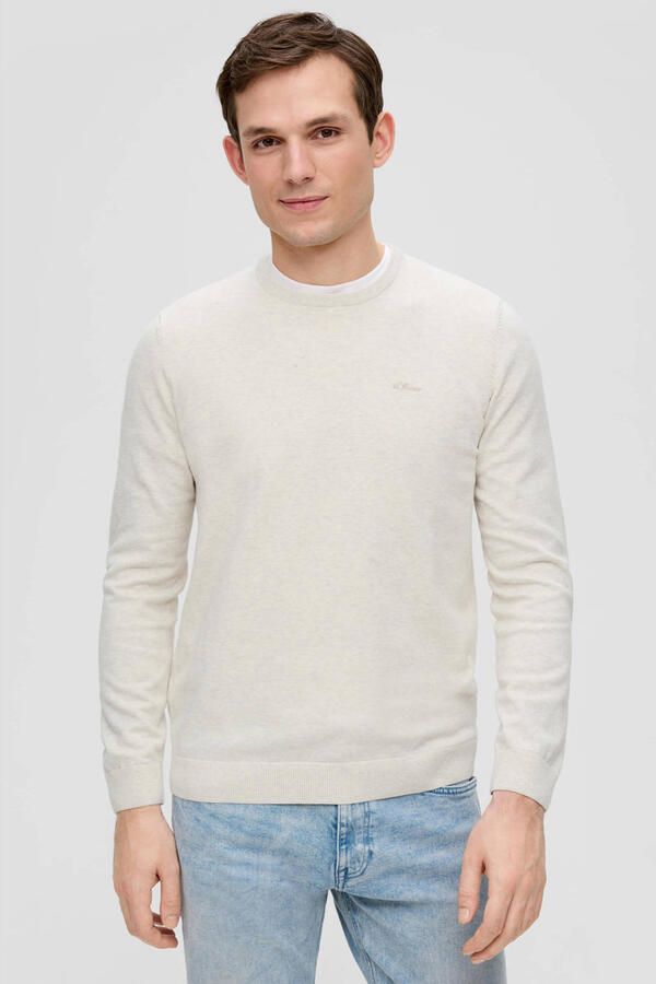 S.Oliver RED LABEL Gebreide pullover met labelstitching