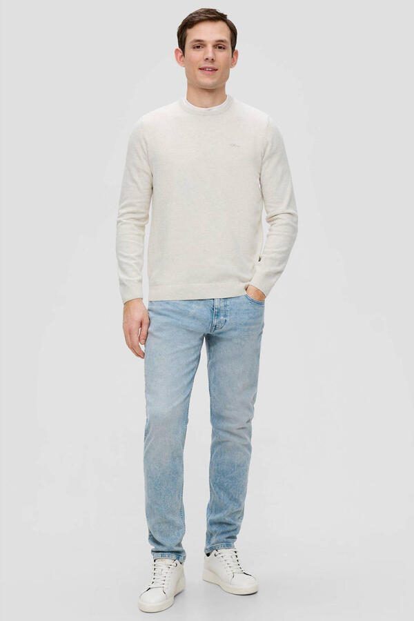 S.Oliver RED LABEL Gebreide pullover met labelstitching - Foto 2