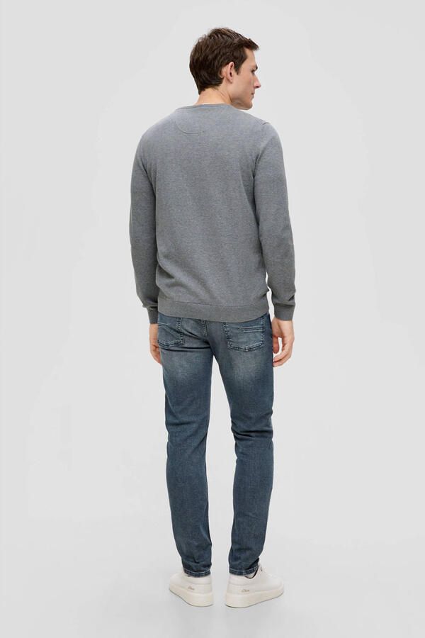 S.Oliver RED LABEL Gebreide pullover met labelstitching - Foto 3