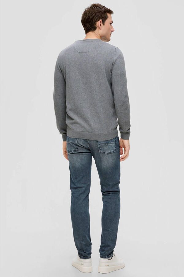 S.Oliver RED LABEL Gebreide pullover met labelstitching - Foto 2