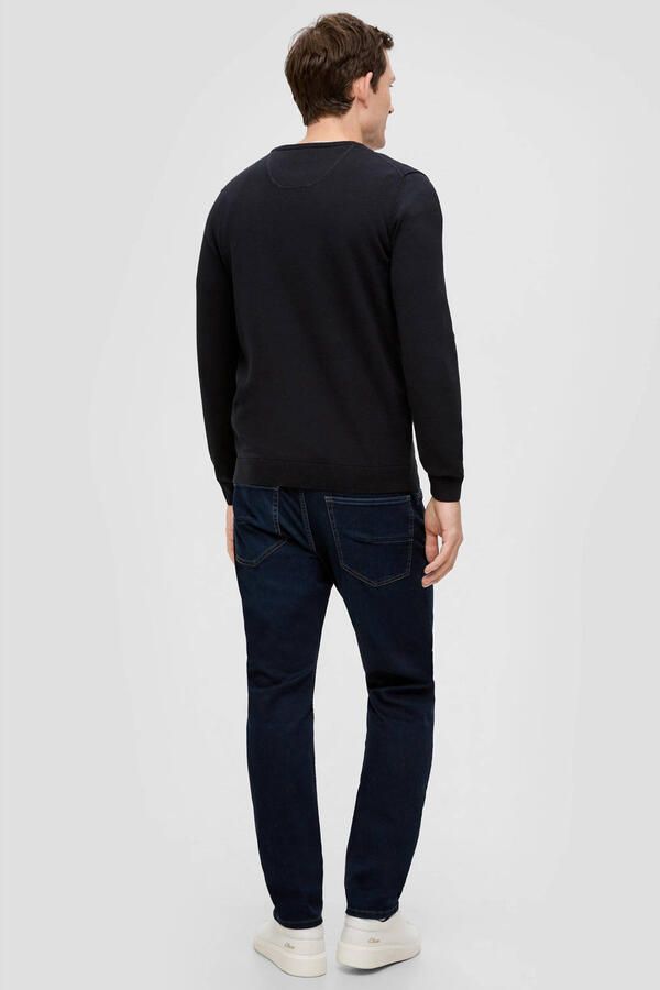 S.Oliver RED LABEL Gebreide pullover met labelstitching - Foto 2