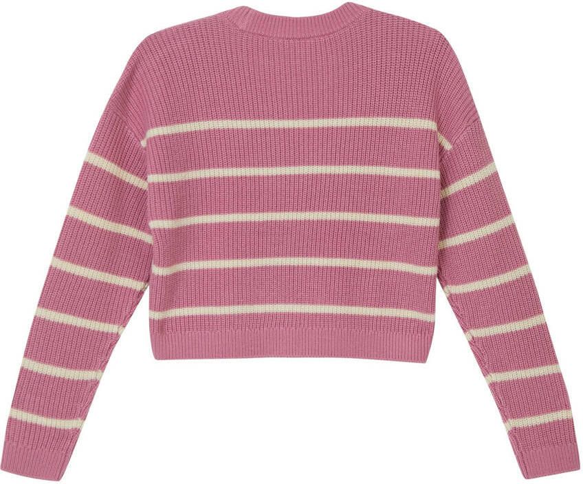S.Oliver RED LABEL Boxy fit gebreide pullover met streepmotief - Foto 2