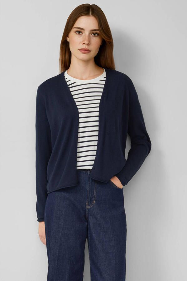 S.Oliver RED LABEL regular fit vest van een katoen-viscosemix