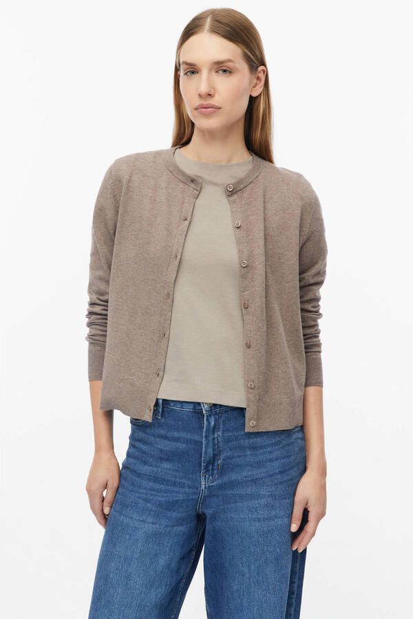 S.Oliver RED LABEL Regular fit gebreid jack van viscosemix - Foto 2