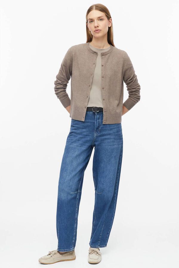 S.Oliver RED LABEL Regular fit gebreid jack van viscosemix - Foto 3