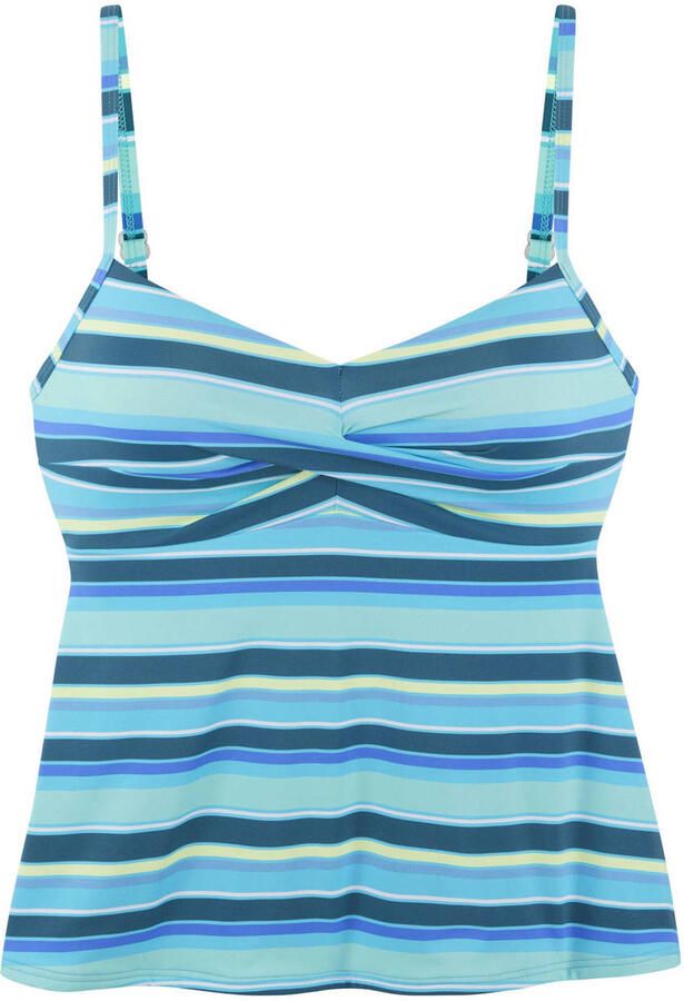 S.Oliver RED LABEL Beachwear Tankinitop met beugels Fun in een trendy streepdessin - Foto 3