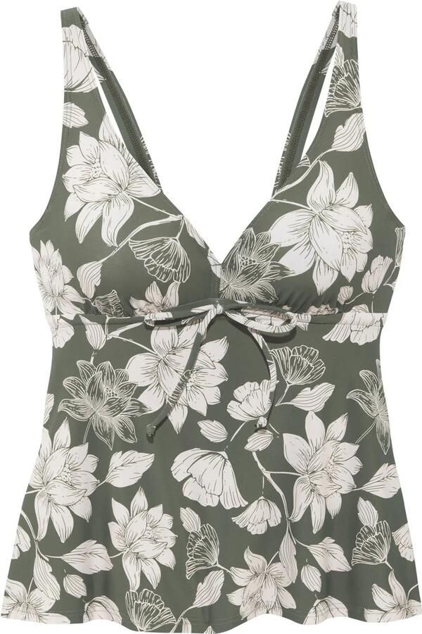 S.Oliver RED LABEL Beachwear Beugeltankinitop Lady met een bloemmotief - Foto 3